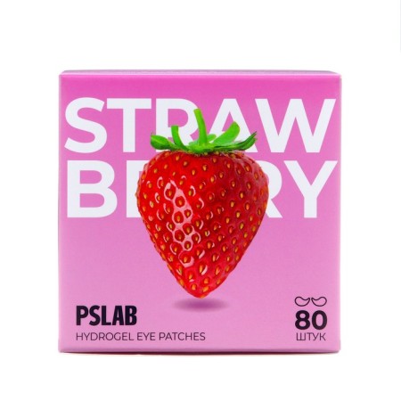 PSLAB patches against dark circles with strawberry extract, 80 pcs.-2