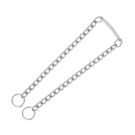 Collar - a noose with a sign for engraving, 50 cm, wire thickness 2.5 mm-2