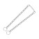 Collar - a noose with a sign for engraving, 50 cm, wire thickness 2.5 mm