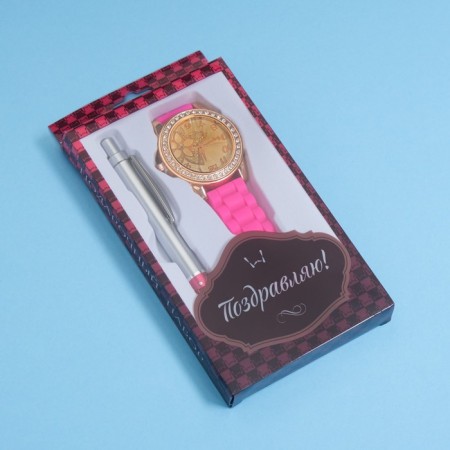 Gift set 2B1 (pen, clock)
