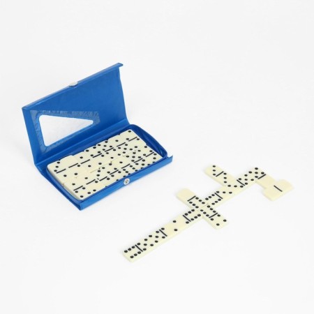 Domino "Forkas", 9 x 15 cm, knuckles 4 x 2 cm, blue-1