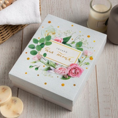 A set of terry napkins “only for you” 30x30 cm -5pcs, 100% HL, 340g/m2-3