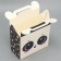 Gift folding box, packaging, Panda, 23 x 20 x 10 cm