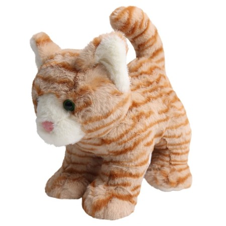 Soft toy "Red striped kitten", 27 cm