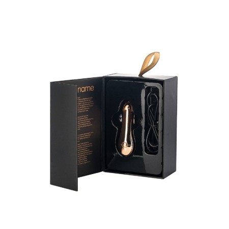Stimulator of external intimate zones Waname D-Splash Mirage, golden color, 9 cm-4