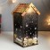 New Year's tea house "House. Black Gold" 20x10.5x9.5 cm