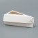 Box for a cake with a window, confectionery packaging "White" 16 x 6 x 8 cm