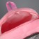 Baby plush backpack for the girl "Bunny", pink color