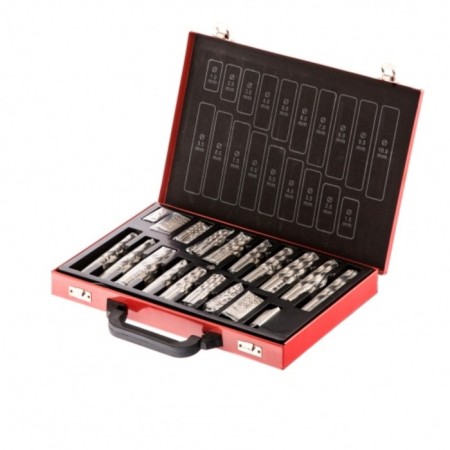 A set of drills for metal Matrix, 1-10 mm, HSS, in a metal case, 170 pcs.