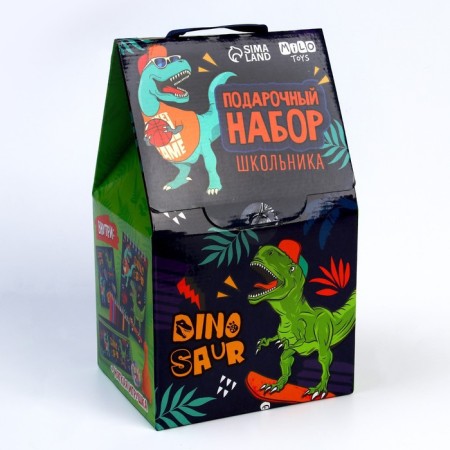 Gift set with a soft toy "dinosaur", 7 items-8