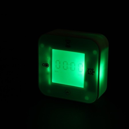Clock - an alarm clock LB -24, timer, temperature, date, alarm clock, backlight, white-5