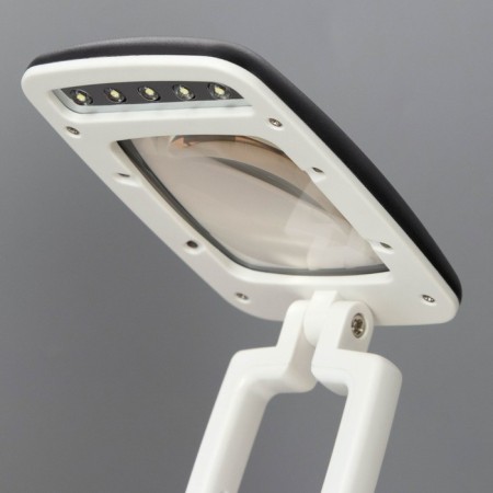 Table lamp with a 3x "Motor" LED 5W 3000K USB white-black 9x6.5x25cm Risalux-8