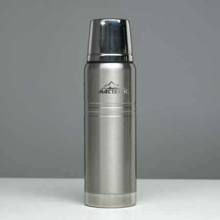 Thermos, 500 ml, the journey "Master K.", with a circle, retains heat 24 hours, chrome