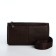 Board belt on a zipper, 2 outer pockets, brown color