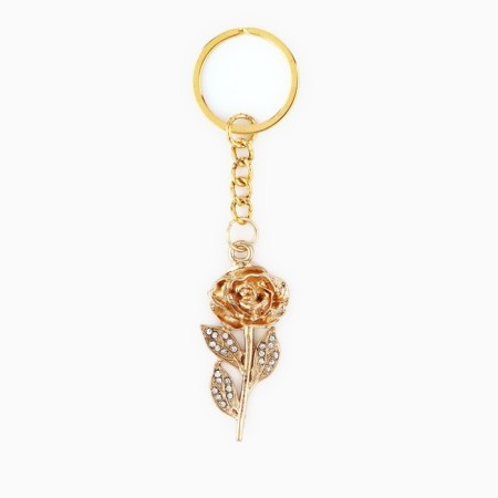 Rose key keychain, 10.8 x 2.8 cm-1