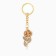 Rose key keychain, 10.8 x 2.8 cm