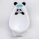 Pussar children's "Panda", white color