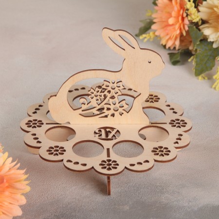 Egg stand "Bunny", 20 × 20 × 16 cm-1