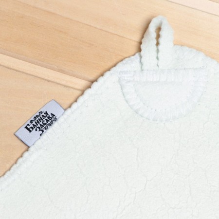 Bath set: hat, rug and mitten "for lovers of a bathhouse"-7