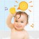 Rubber toy for the bath "Baby", 7 cm, with a squeak, 1 pc, species mix, crumb I