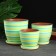 Set of pots 3 pcs. "Striped" 2.6l, 1.4l, 0.9l