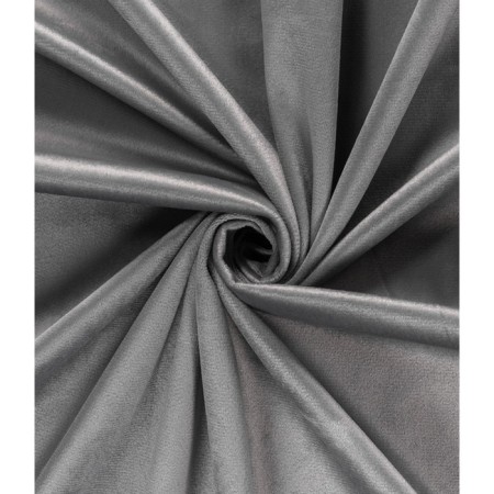 Curtain "velor", size 150x260 cm, steel color