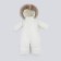 Combineson Children's Winter Kinderlitto "Lapland-1", height 74-80 cm, color milk