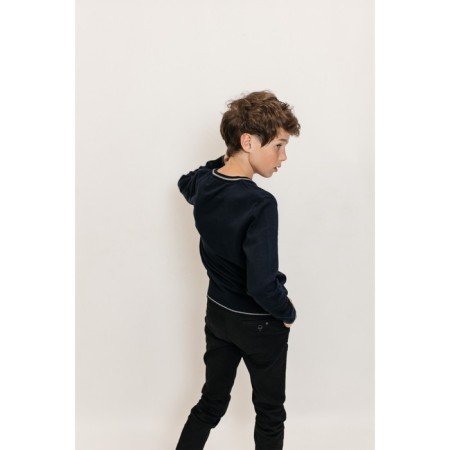 Jumper for boys, height 110-116 cm, dark blue color-5