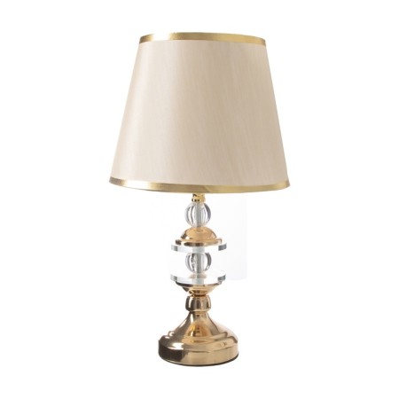 Table lamp "Sentence" 1x40W E27+ LED backlight 3W gold 25x25x45cm-5