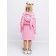 Baby robe, height 104 cm, pink color