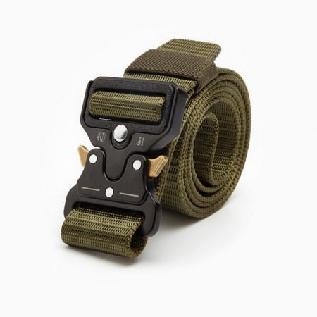 Tactical belt, 125 cm, width 3.7 cm, khaki