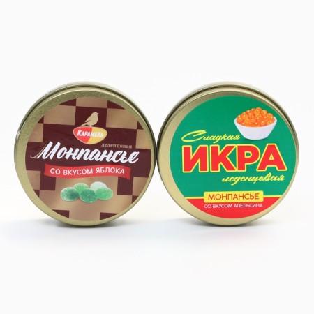 Монпасье набор в металлической банке «Советское», 2 шт х 80 г-2