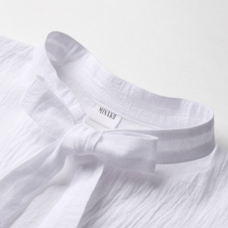 Women's blouse minku: enjoy color white, rr 44-11