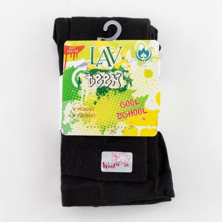 Leggings children's woolen, black color, height 122-128-2