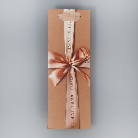Gift package for a bottle, packaging, Present for You, 9 x 25 x 8.9 cm-3