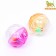 Ball for cats "Fun family" with plastic balls inside, 4.2 cm, packing 50 pcs