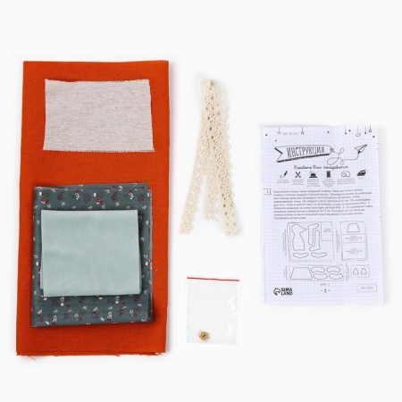 Sew for sewing. Soft toy "Home Fox Ister", 29 cm-2