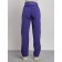 Warmed female trousers, size 50, purple color