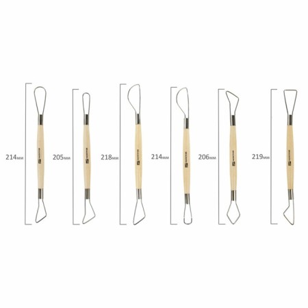 Stacks for modeling and modeling, metal, set 6 pieces, Brauberg Art Classic-3