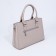 Lightning tout bag, outer pocket, long belt, light-beige color