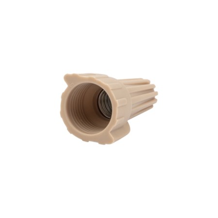 The connecting insulating clamp with the SIZ-12 Ø 11.2 mm petals (1-12.75 mm²), brown (10 pcs/units.-2