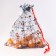 Gift bag "Snow Snowmen", p. 45 × 35 cm, organza