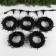 Girlyand "Clip-Light" 5 threads of 20 m, IP44, UMS, dark thread, 665 LED, glow warm white, flicker, 24 V in