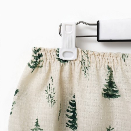 A towel for the bath "Christmas trees" wives. Pareo, 80x144 cm, hl., Vaf. canvas-6