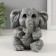 The piggy bank "Elephant" is height 13 cm, width 12 cm, length 10 cm.
