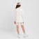 Longsliv children's minku, milk color, height 146 cm