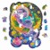 Puzzles Figure Wooden “Magic Snake” with holography, 137 elements, symbol of the year 2025