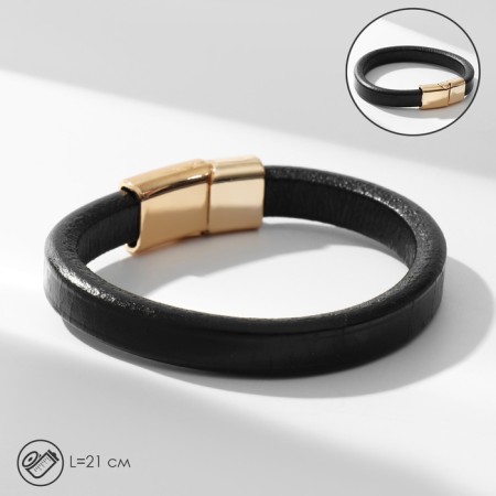 Bracelet Skin "Millennium" classic, black color
