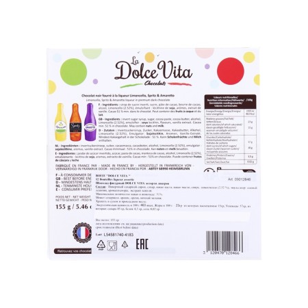 New Year. Figure chocolate Dolce Vita, assorted liquor, 13 g-3
