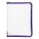 Plastic folder A4, 325 x 230 x 25 mm, lightning around, calligrata "office", PM-A4-01, 0.5 mm, transparent, purple